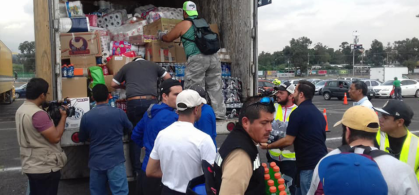 Apoyo de Cd. Juárez a los damnificados por los sismos en CDMX. - FPZ